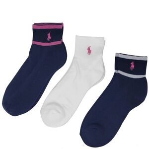 Polo Ralph Lauren Low Cut Quarter Ankle Socks 6 Pair NWT